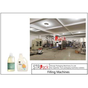 Linear Type Automatic Chemical Liquid Filling Machine Customized Weight Wide