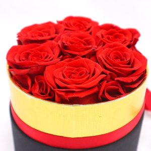 Long Lasting Natural Touch Preserved Flowers In Box For Jewelry Gifts