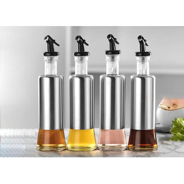 Customized Glass Storage Containers Transparent Color For Store Seasonings