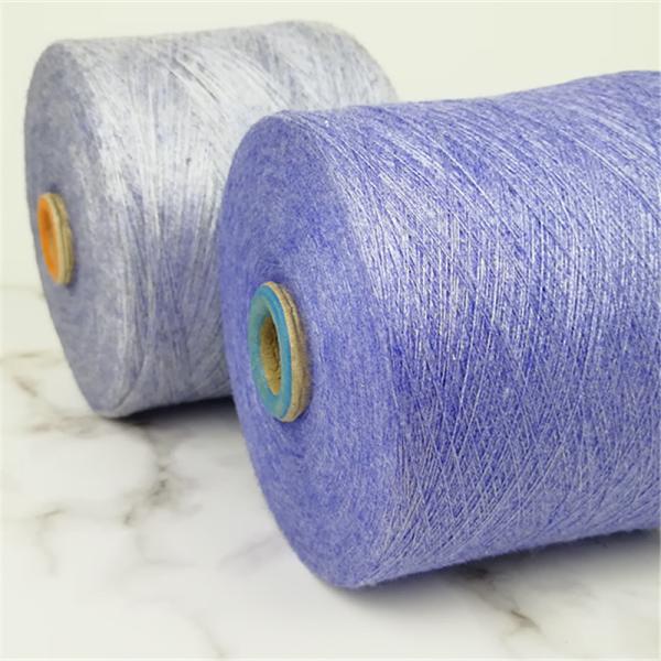 2/48NM Blending Fluffy Skin Friendly Core Yarn For Beginners DIY Hand Knitting
