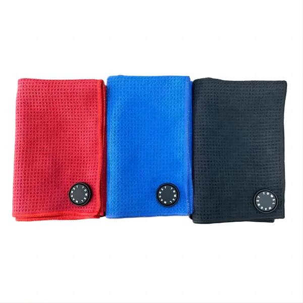 Buy Pretty Design MicroFiber Golf Towel Embroidered Accept OEM ODM at wholesale prices