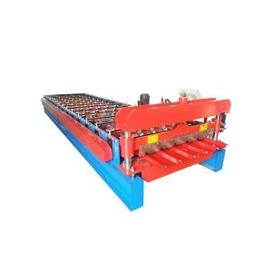 Steel Roofing And Wall Panel Roofing Sheet Roll Forming Machine With 5.5kw Motor