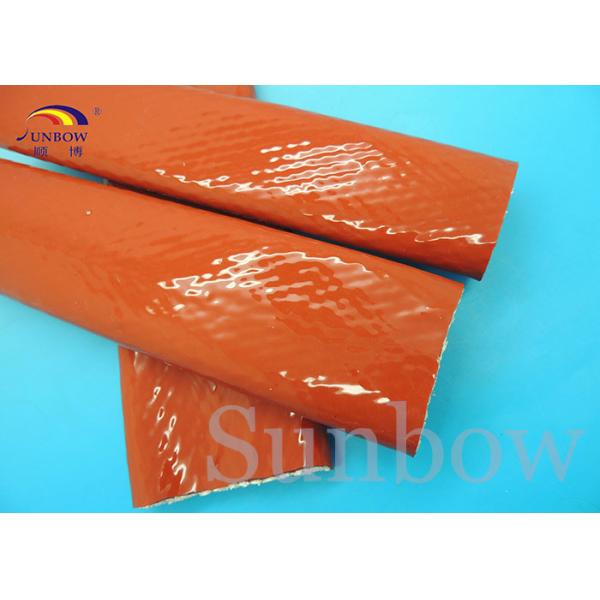 Flame Retardant Fireproof Sleeve Fireproof fiberglass sleeving coated silicone rubber