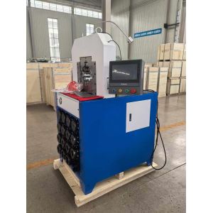 3" PLC Control Systerm Hydraulic Hose Pressing Machine 7.5kw Working Efficiency