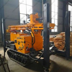 Steel Crawler 350 Meters Water Borehole Drilling Machine Pneumatic
