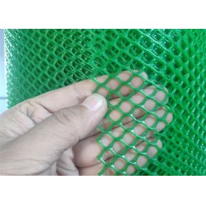 Quality 15mm Plastic Chicken Mesh Diamond Hole Green Hdpe for sale