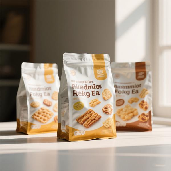 Heavy-Duty Multi-Layer Foil Bags Moisture Oxygen Barrier For Coffee Beans Nuts &