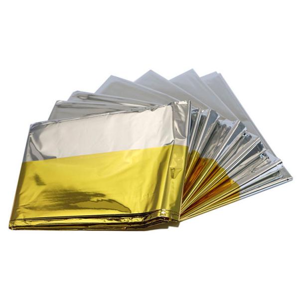 Reusable Thickened Emergency Aluminium Pe Foil Space Thermal Blankets For Survival