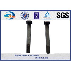 Offset Head Metal Fence Railroad Track Spikes / Rail Screw Spikes