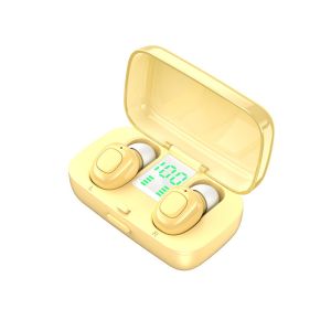 Promotional LED Display TWS Earphone Waterproof Mini Bluetooth Earbuds Noise