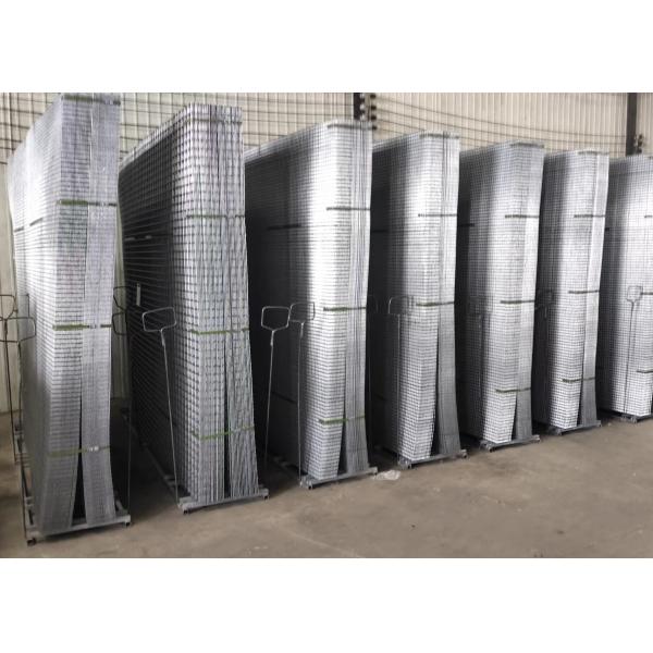 4" Openning Black Galvanized Welded Wire Mesh Panel Non Rusting