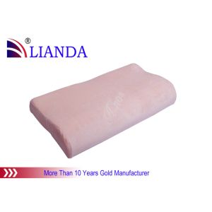 Visco Elastic Memory Foam Pillows Velour Fabric Customized Moulded