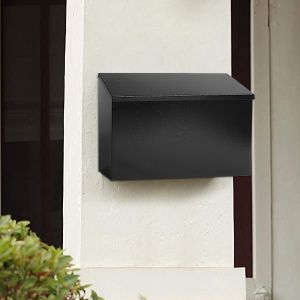 Outdoor Powder Coated Steel Metal Mailbox for Wall Mount Heavy Duty Garden