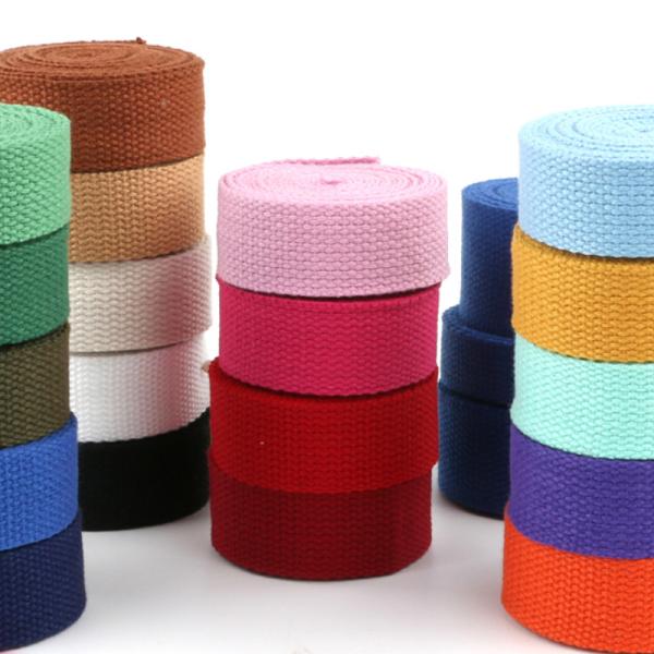 China Factory Wholesale Multi Color Custom Printed Cotton Ribbon