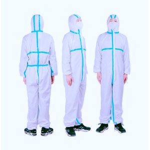 Wholesale EN 14126 Coverall medical protective clothing in Stock with Factory
