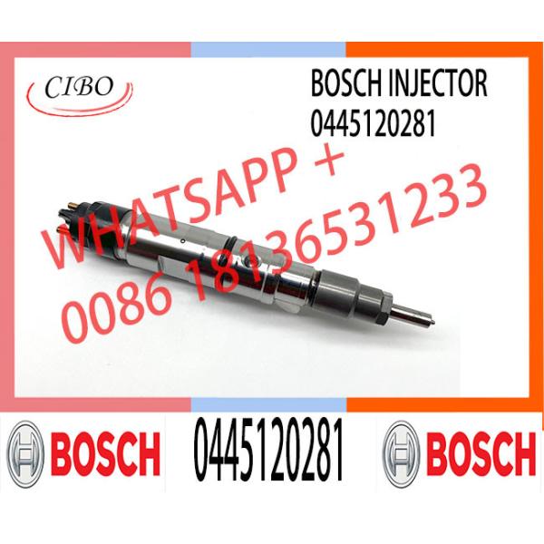high quality hot selling aly hine Diesel Common Rail Injector 0445120281 Nozzle DLLA145P2158 Valve FOORJ02410