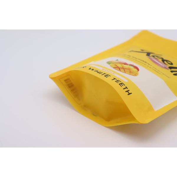 Matt Frosted Bolsa Barrier Custom Mylar BagStand Up Bags With Window