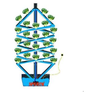 Double Helix Hydroponic Indoor Garden Vertical Hydroponics Growing System