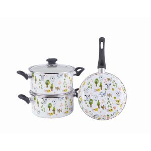 Enamelled cookware