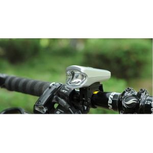 60LM USB Rechargeable Bicycle Light With ABS Material Waterproof IPX4 LED Source