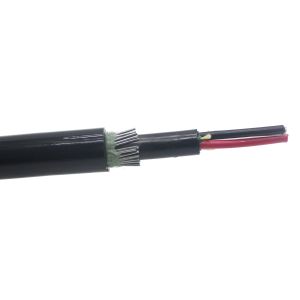 GDTS Hybrid 8 12 Core Custom Optical Fiber Cable with Copper Wire Single Mode Fiber Communication Cables
