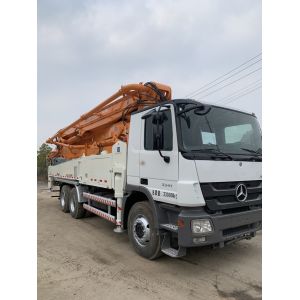 Diesel Power 300kw Used Concrete Pump Truck 49M Hydraulic Engineering