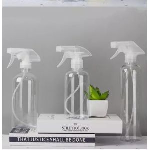 Transparent 50ml 60ml 100ml 250ml PET Alcohol Trigger Sprayer