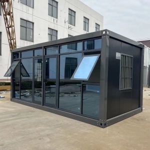 Quality Detachable House 2 Bedrooms Modular Homes Portable Sea Containerized Houses for House in Black House House for sale