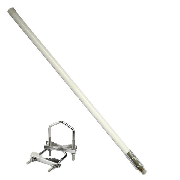 Buy 100W 915mhz antenna helium lora 8dbi fiberglass antenna 868 lora antenna VSWR 1.5 at wholesale prices