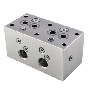 Hydraulic Valve Engineer Manifold Aluminum Stainless Steel CNC Machining