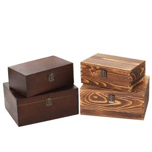 Antiwear Jewellery Wooden Box Packaging With Lock Leakproof Practical