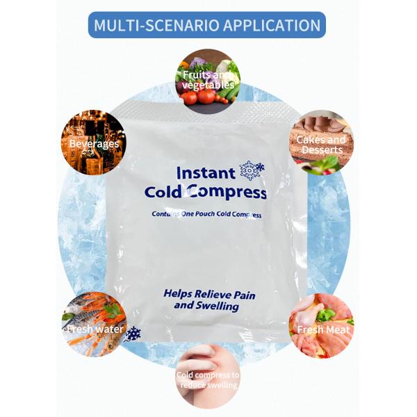 50 Pack Disposable Instant Cold Compress Ice Pack for Pain Relief Cold Pack for Injuries Instant Ice Cold Therapy