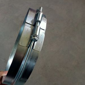Ventilation Air Duct Metal Steel Galvanized Pipe Bolt Wide Clamp
