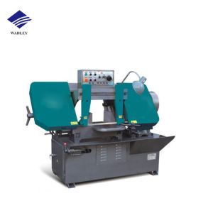 Metal Cutting Steel Band Saw Machine , Horizontal Band Sawing Machine