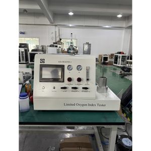 ISO 4589-2 Limiting Oxygen Index Tester for Plastic Rubber Flame Retardancy