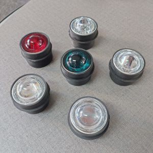 High Reflective Tempered Glass Road Stud with 360° Reflection and Dia5cm*H5cm