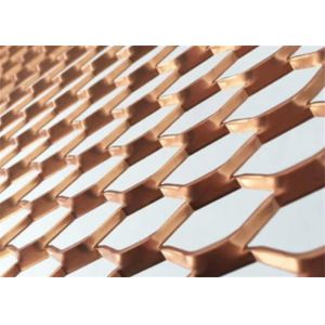 25mm Hole Fencing Galvanized Expanded Metal Wire Mesh 2m Length