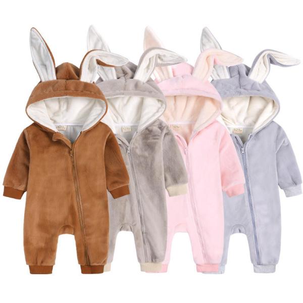 Buy Children'S Newborn Baby Winter Jumpsuit Thickened Plush at wholesale prices