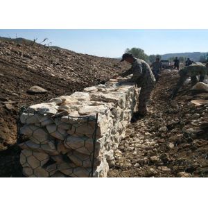 Soil Protection Galvanized Gabion Planter Boxes