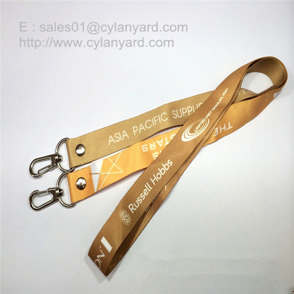 Buy Two Ends Open Lanyards, Open Double-Ended full color lanyard with rivet seal at wholesale prices