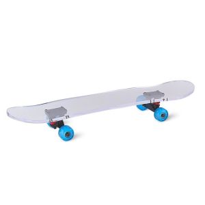 China 31inch standard size complete Acrylic skateboard transparent deck work of art on sale
