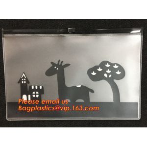 Popular Universal Plastic School Pencil Pouch bag, Custom transparent pvc