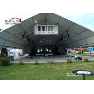 White Heat Resistant Storage Hangar Tent Waterproof Aluminum Prefabricated