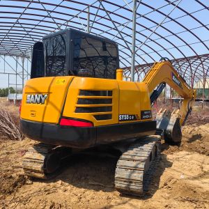 New Arrivel SANY 55C Used Crawler Excavator With Rubbler Bolck Secondhand 5 Ton