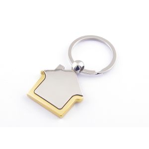 Star Engraved Metal Keychains Engraved Metal Keyrings With Small Diamond