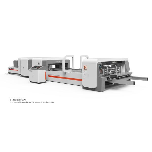 Buy High Speed Automatic 12mm Carton Stitcher And Gluing Machine at wholesale prices