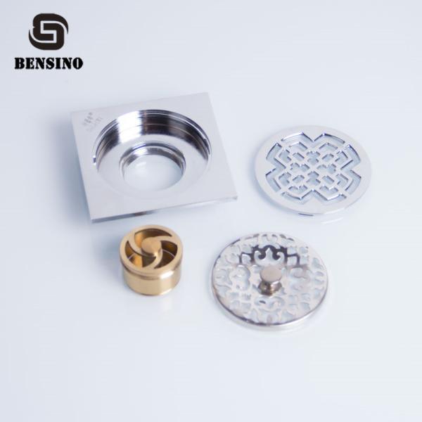 Modern 10cm Chrome Plating Bathroom Floor Drain Strainer