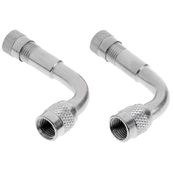 Copper 1.5 Inch 90 Degree Valve Stem Extension Adapter For Motorcycles