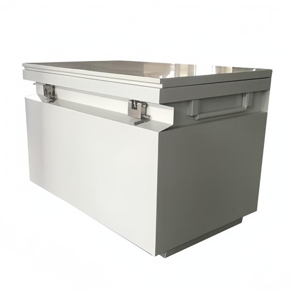 Buy White Metal Steel Job Site Cabinet Tool Box with Hasp Lock System and Handles Heavy Duty at wholesale prices