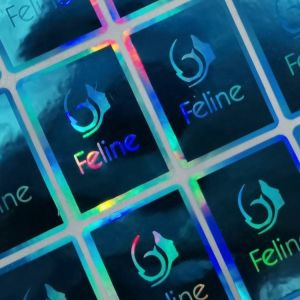 Matte Double Layer Labels Reflective Custom Holographic Labels